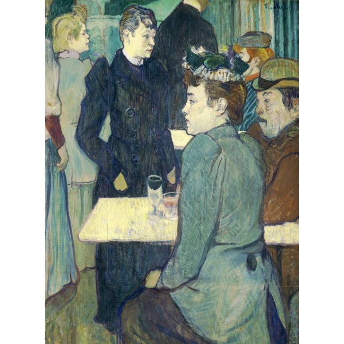 Puzzle Grafika-F-30555 Henri de Toulouse-Lautrec: A Corner of the Moulin de la Galette, 1892