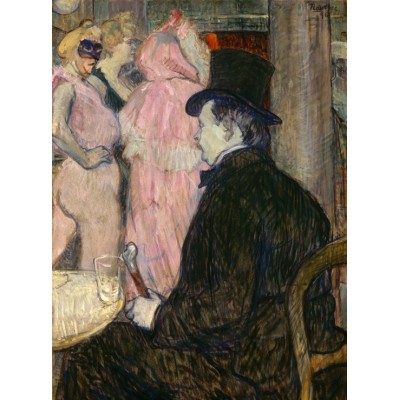 Grafika - 2000 pièces - Henri de Toulouse-Lautrec : Maxime Dethomas, 1896