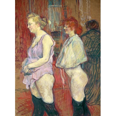 Grafika - 2000 pièces - Henri de Toulouse-Lautrec : Rue des Moulins, 1894