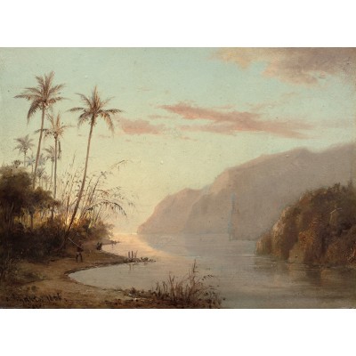 Grafika - 2000 pièces - Camille Pissarro: Creek in St. Thomas, Virgin Islands, 1856