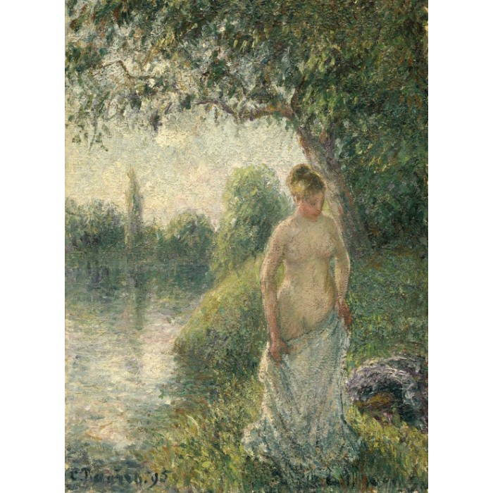 Puzzle Grafika-F-30565 Pissarro Camille : La baigneuse, 1895