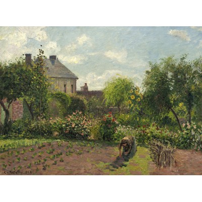 Grafika - 2000 pièces - Camille Pissarro: The Artist's Garden at Eragny, 1898