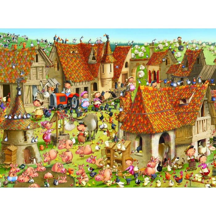 Puzzle Grafika-F-30606 François Ruyer - Ferme 2