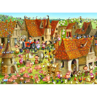 Puzzle  Grafika-F-30606 François Ruyer - Ferme 2