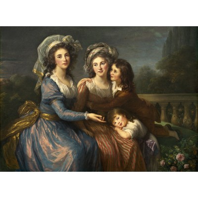 Grafika - 2000 pièces - Louise-Élisabeth Vigee le Brun: The Marquise de Pezay, and the Marquise de Rougé with Her Sons Alexi