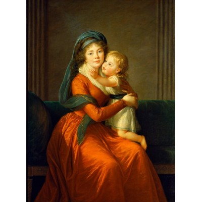 Grafika - 2000 pièces - Louise-Élisabeth Vigee le Brun: Princess Alexandra Golitsyna and her son Piotr, 1794