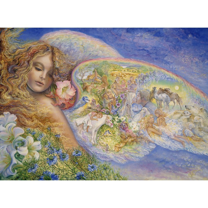 Puzzle Grafika-F-30672 Josephine Wall - Wings of Love