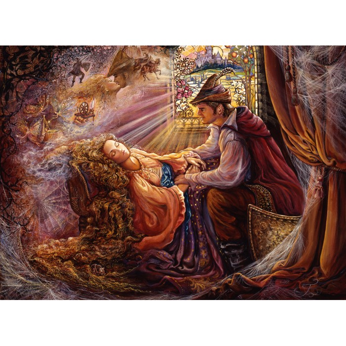 Puzzle Grafika-F-30676 Josephine Wall - La Belle au Bois dormant