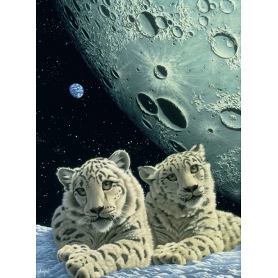 Grafika - 2000 pièces - Schim Schimmel - Lair of the Snow Leopard