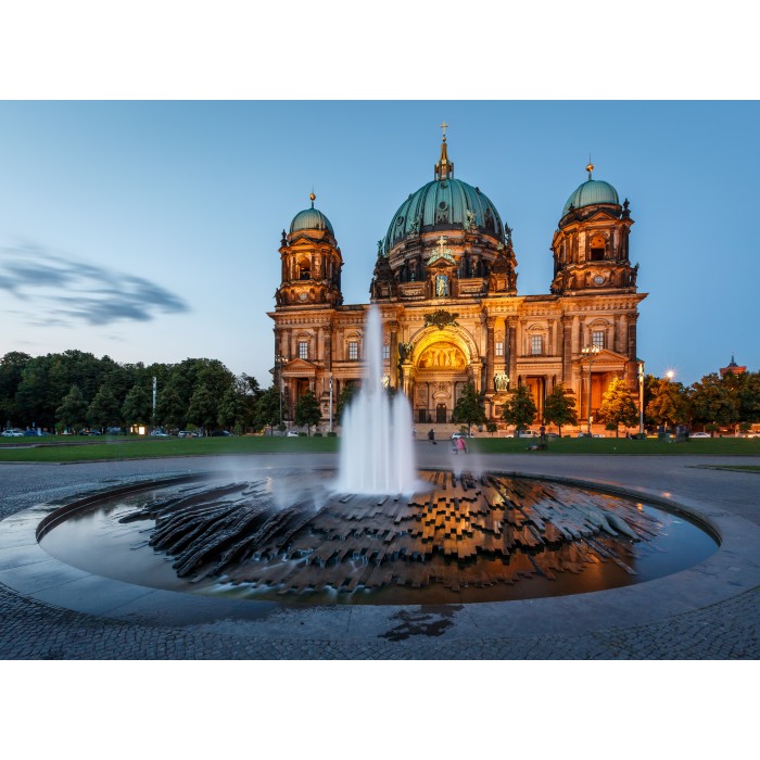 Puzzle Grafika-F-30701 Deutschland Edition - Berliner Dom by Night