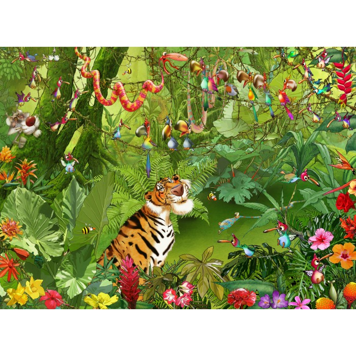 Puzzle Grafika-F-30735 François Ruyer - La Jungle 3