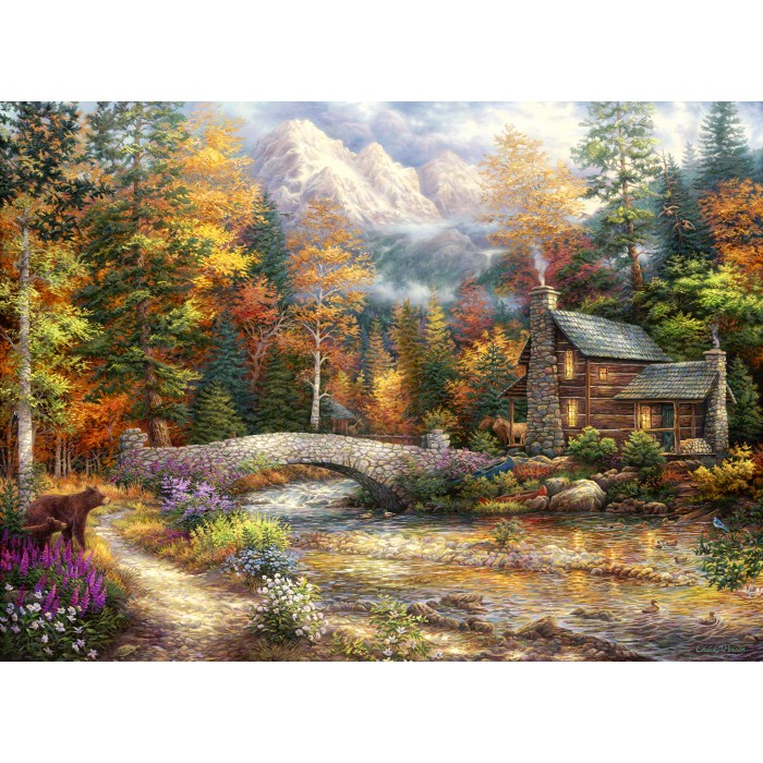 Puzzle Grafika-F-30754 Chuck Pinson - Call of the Wild