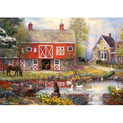 grafika-Puzzle - 500 pieces - Chuck Pinson - Reflections On Country Living