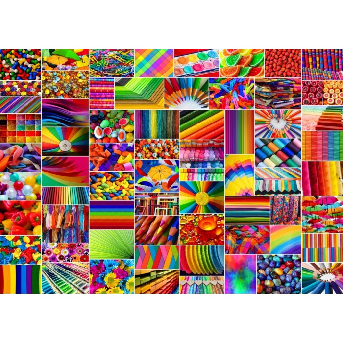 Puzzle Grafika-F-32251 Collage - Colors