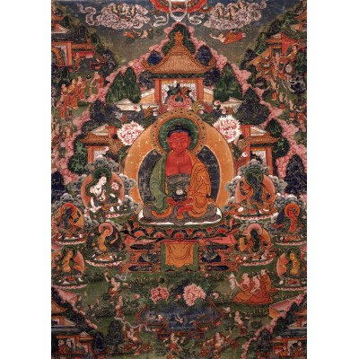 Grafika - 500 pièces - Buddha Amitabha in His Pure Land of Suvakti