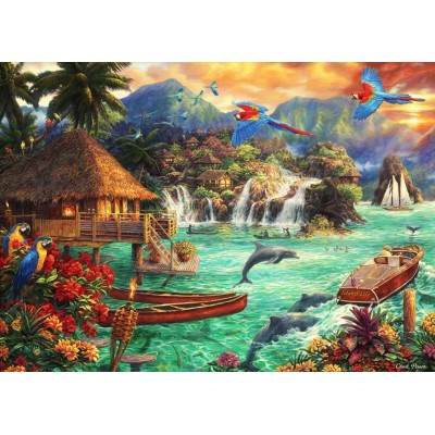 grafika-Puzzle - 500 pieces - Chuck Pinson - Island Life