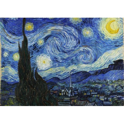 Grafika - 500 pièces - Vincent Van Gogh - The Starry Night, 1889
