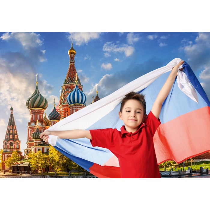 Puzzle Grafika-F-32326 One World For Peace - Russie