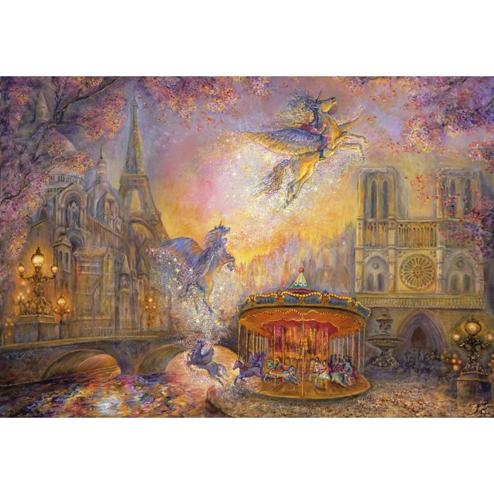 Puzzle Grafika-F-32411 Josephine Wall - Magical Merry Go Round