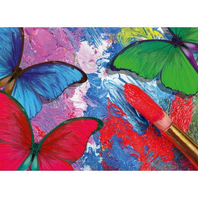 Puzzle  Grafika-F-32672 XXL Pieces - Butterflies in Painting