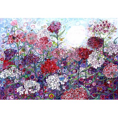 Grafika - 1000 pièces - Sally Rich - Sweet William with Butterflies