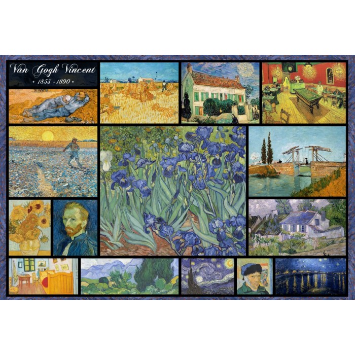 Puzzle Vincent Van Gogh - Collage Grafika-F-32741 1000 pieces Jigsaw Puzzles  - Art - Jigsaw Puzzle
