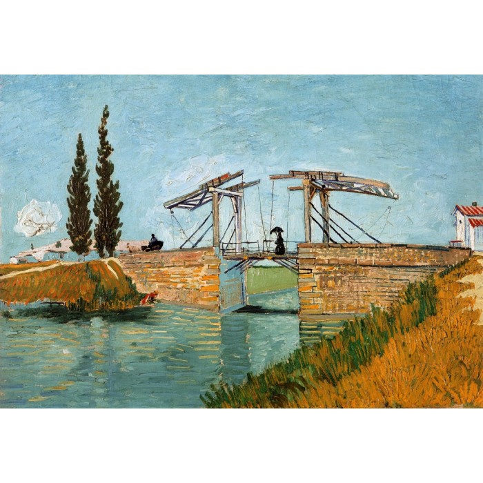 Puzzle Grafika-F-32742 Vincent Van Gogh - Pont de Langlois en Arles, 1888