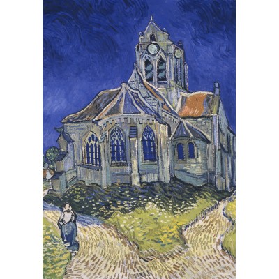 Grafika - 1000 pièces - Van Gogh - The Church in Auvers-sur-Oise, 1890