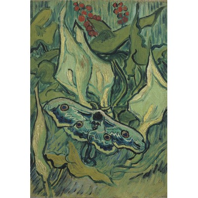 Grafika - 1000 pièces - Vincent Van Gogh - Giant Peacock Moth, 1889