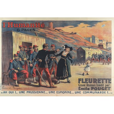 Grafika - 1000 pièces - Maximilien Luce - Fleurette Grand Roman - Unpublished Work by Emile Pouget, 1914-1918