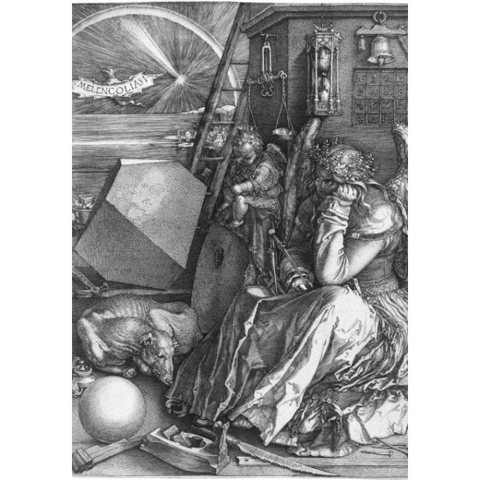Puzzle Grafika-F-32823 Albrecht Dürer - Melancholia, 1514