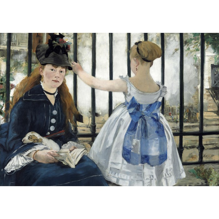 Puzzle Grafika-F-32824 Edouard Manet : Le Chemin de Fer, 1873