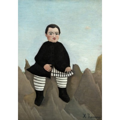 Grafika - 1000 pièces - Henri Rousseau : Garçon sur un Rocher, 1895/1897