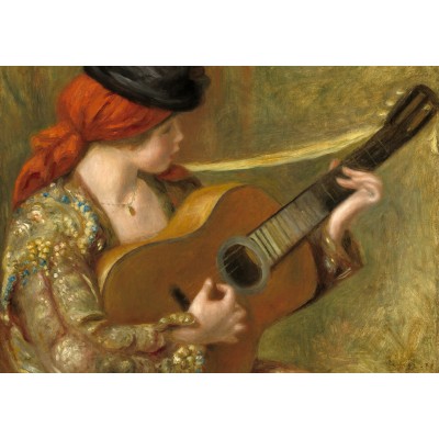 Grafika - 1000 pièces - Auguste Renoir : Jeune Femme Espagnole avec une Guitare, 1898