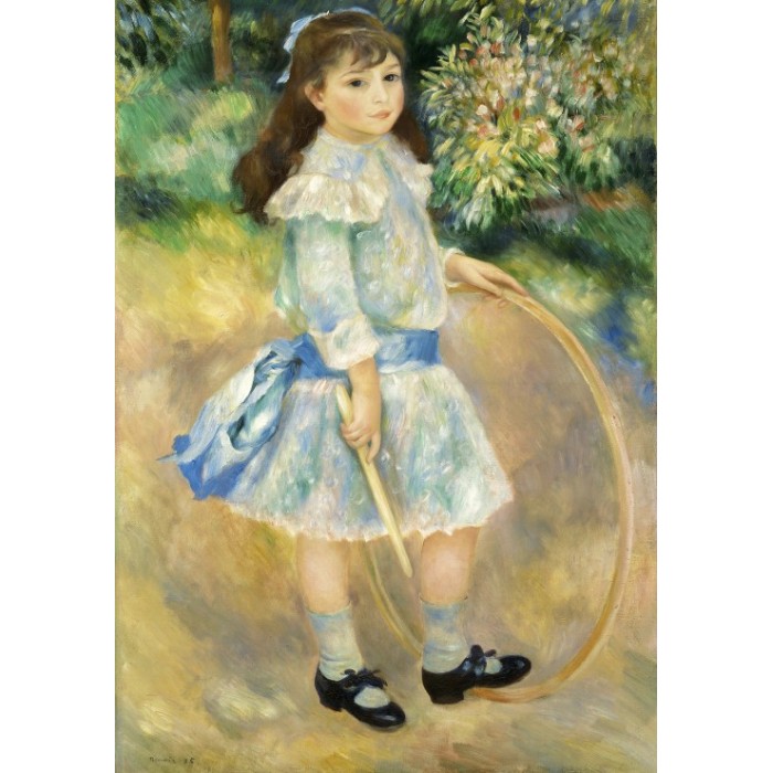Puzzle Grafika-F-32868 Auguste Renoir : Fillette au cerceau, 1885