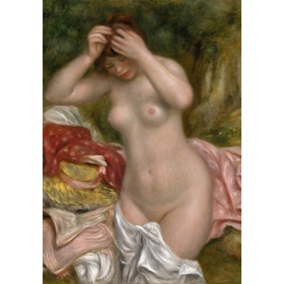 Grafika - 1000 pièces - Auguste Renoir : Baigneuse Arrangeant Ses Cheveux, 1893