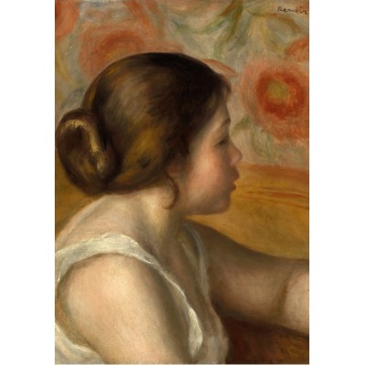 Grafika - 1000 pièces - Auguste Renoir : Tête de Jeune Fille, 1890