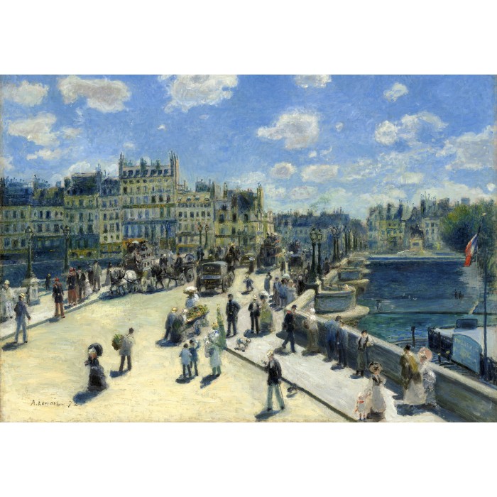 Puzzle Grafika-F-32881 Auguste Renoir : Pont Neuf, Paris, 1872