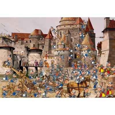 Grafika - 1000 pièces - François Ruyer - Attack of the Castle