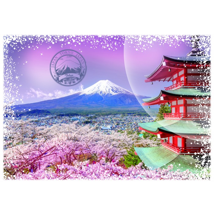 Puzzle Grafika-F-33005 Travel around the World - Japan