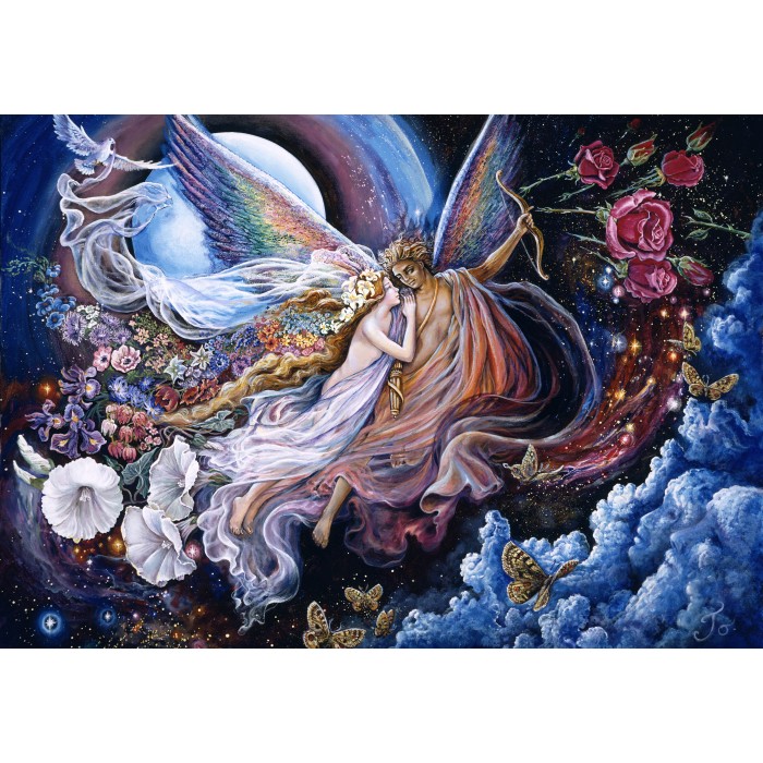 Puzzle Grafika-F-33022 Josephine Wall - Eros and Psyche