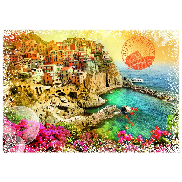 Puzzle Grafika-F-33032 Travel around the World - Italie