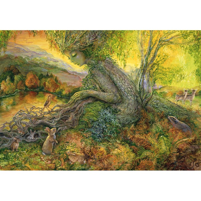 Puzzle Grafika-F-33049 Josephine Wall - Autumn Serenade