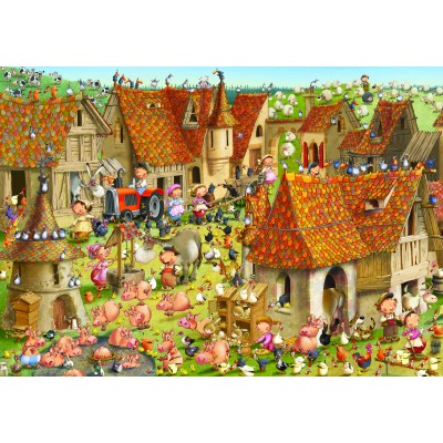 Grafika - 1000 pièces - François Ruyer - Ferme 2