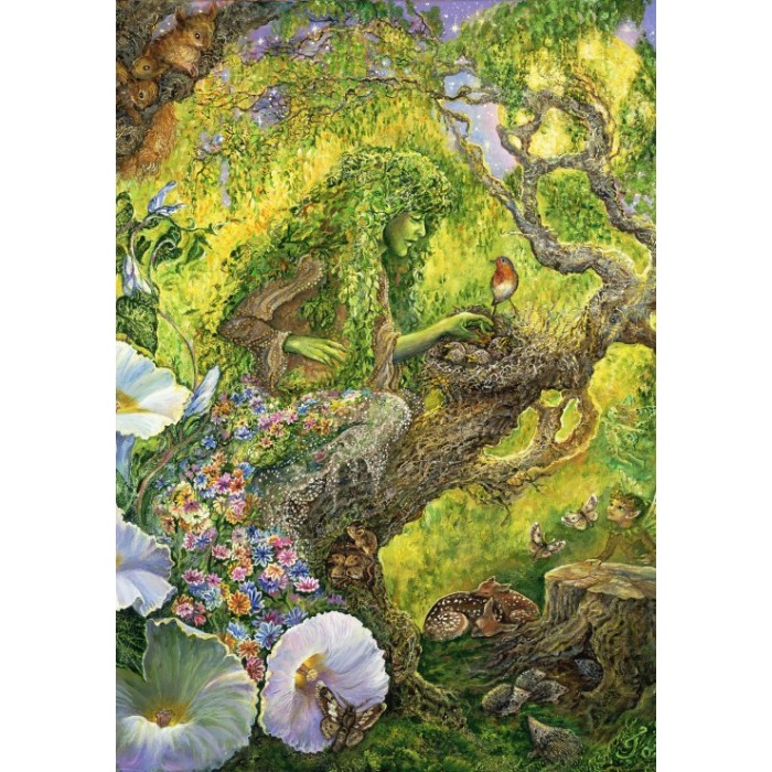 Puzzle Grafika-F-33181 Josephine Wall - Forest Protector