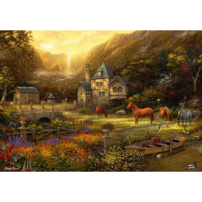 Puzzle Grafika-F-33233 Chuck Pinson - The Golden Valley