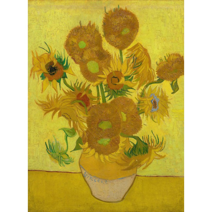 Puzzle Grafika-F-33322 Vincent Van Gogh - Les Tournesols, 1887