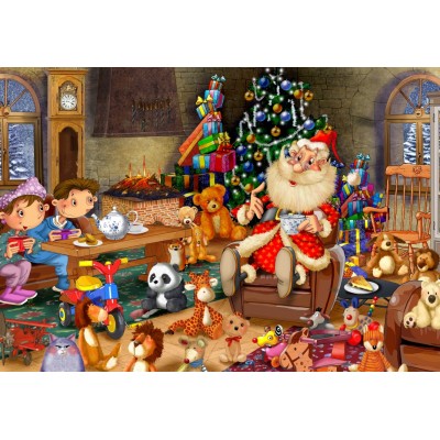 Grafika - 1000 pièces - François Ruyer - Goûter de Noël