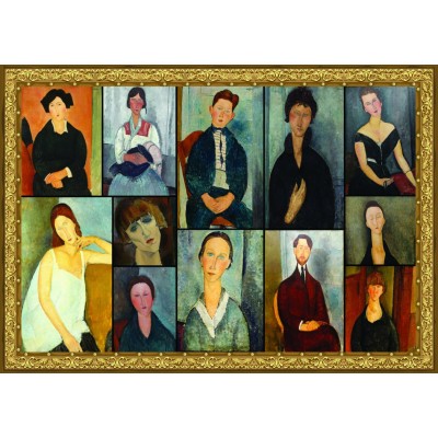 Grafika - 2000 pièces - La peinture de Modigliani