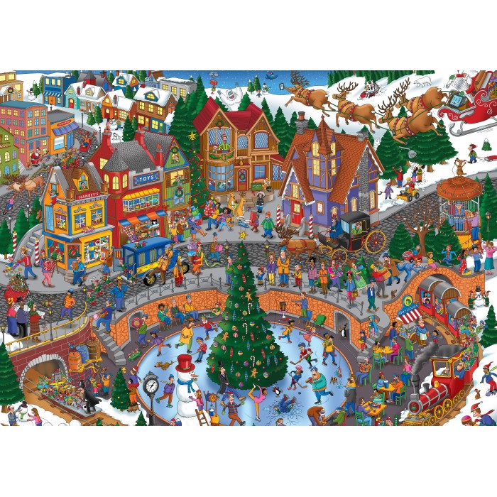 Puzzle Grafika-F-33388 Holiday Havoc